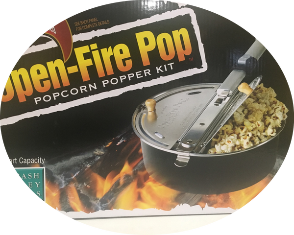 Campfire Popcorn Popper Starter Kit - The Original Whirley Pop Open Fire  Popcorn Popper With Popcorn Kit, Aluminum Campfire Popcorn Maker, Popcorn  Pot