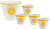 Popcorn Bowl Set W/Kernel Catcher