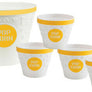 Popcorn Bowl Set W/Kernel Catcher
