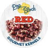 Craving a crunch, Red kernels pops fluffy, white and a bit crunchy.