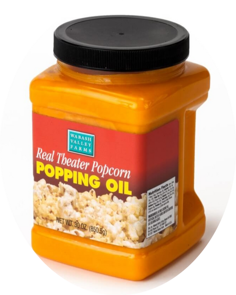 Real Theater Coconut Popcorn Oil - 30 oz Butter Flavored Coconut Oil for  Whirley Pop Popcorn Maker, Popcorn Oil Butter Flavor Stovetop Popcorn