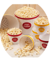 Popcorn Bowl Set W/Kernel Catcher