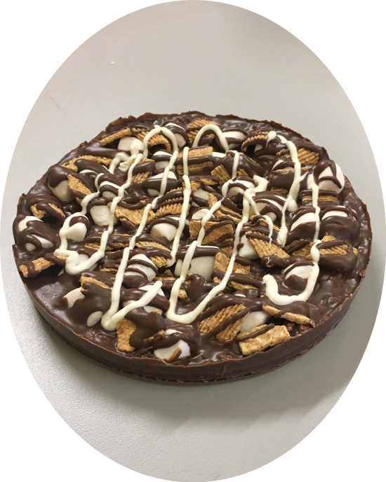 S'Mores Popcorn Pizza