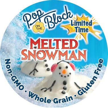 Melted Snowman Popcorn