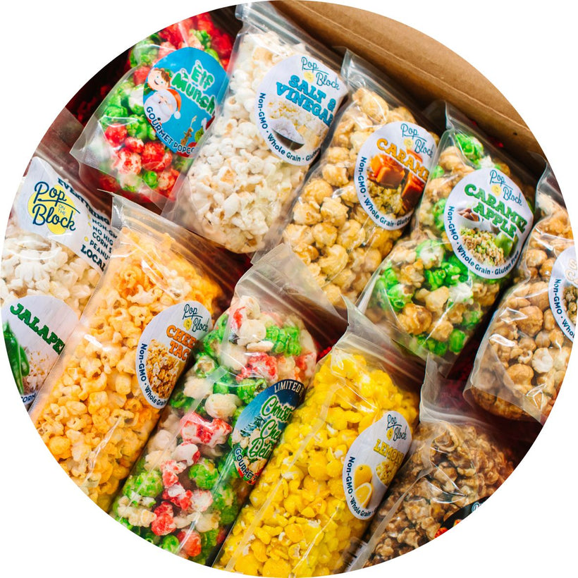 Snack Pack Popcorn Sampler Pack – PopOnTheBlock