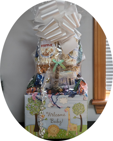 Welcome Baby Popcorn GIft Boxes