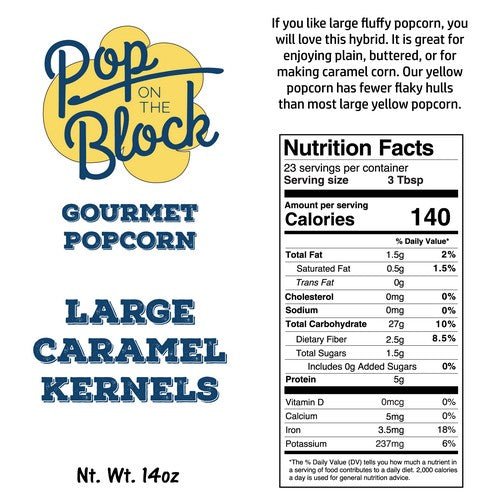 Caramel Pop Corn - Pop Corn al Caramello XXL - 200g