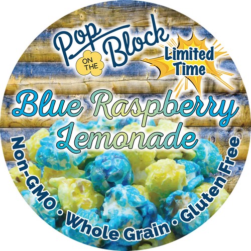 Blue Raspberry Lemonade Popcorn