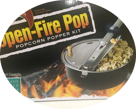 Klm Products Atom Popcorn Popper - Pop Corn Easily on Your Stovetop, Aluminum, Makes 2.5 Quarts