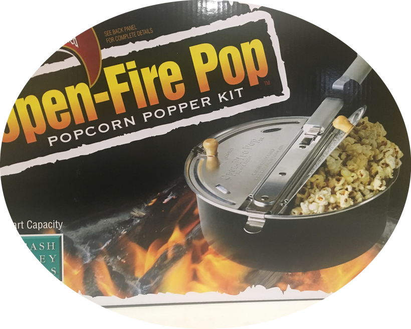 Open Fire Popcorn Popper PopOnTheBlock