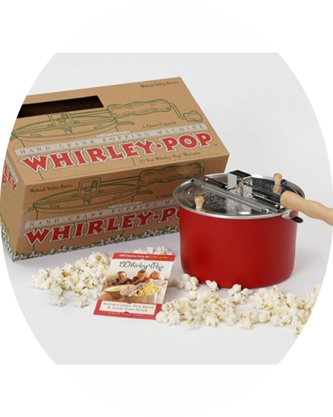 Whirley-Pop 6qt. Silver or Red – PopOnTheBlock
