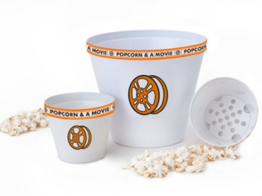 MOVIE REEL RIM POPCORN BUCKETS
