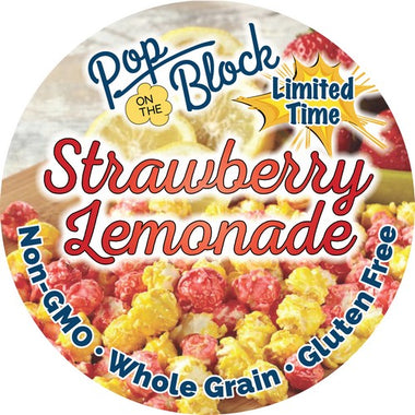 Strawberry Lemonade Popcorn