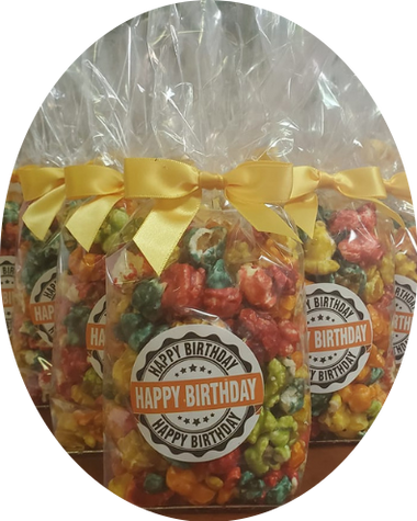 Birthday Popcorn Favors