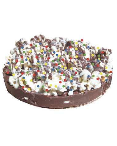 Decorated Popcorn Pizza