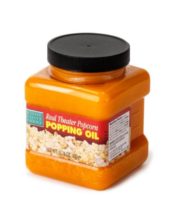 Real Theater Coconut Popcorn Oil - 30 oz Butter Flavored Coconut Oil for  Whirley Pop Popcorn Maker, Popcorn Oil Butter Flavor Stovetop Popcorn