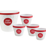 Popcorn Bowl Set W/Kernel Catcher
