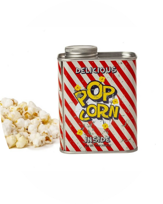 Retro Tin Popping Collection..Oil, Kernels & Seasonings