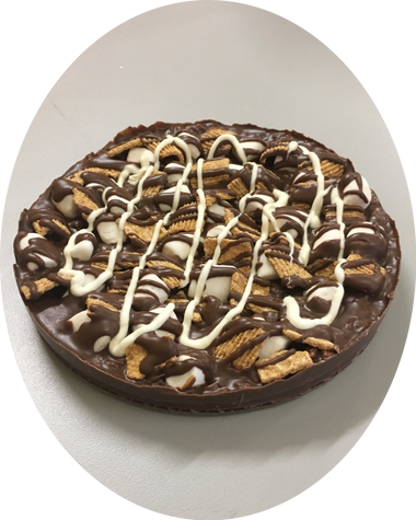 S'Mores Popcorn Pizza